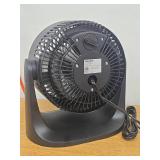 Pelonis 3 Speed Small Room Air Circulator Fan with 7-inch Blade, Table Fan with 100° Adjustable Head Tilt - Desktop Fan for Bedroom,Dorm and Office - Ventilador for Air Conditioner and Heater, Black
