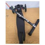 Kazoo Kids 3-Wheel Kick Scooter Step for Brake Deluxe Aluminum Frame  Black