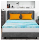 Mattress Topper Full, 3 Inch Gel Memory Foam Bed Topper for Full Size Bed - Retail: $50