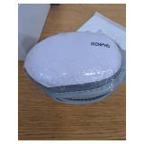 RENPHO Eye Massager with Heat & Vibration, FSA HSA Eligible, 5 Massage Modes, Bluetooth Music, Adjustable Headband, USB Rechargeable, Valentines Day Gift - White - Retail: $99