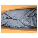 Intex Elevated 18" Pillow Rest Queen Air Mattress with Internal Pump - Off-White/Blue - Retail: $69