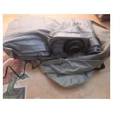 Intex Raised Comfort Pillowtop 20 Inches Air Mattress with 120V Internal Pump, Queen - Retail: $100