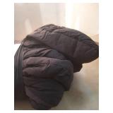 Full/Queen Heavyweight Linen Blend Comforter and Sham Set Dark Fig - Casaluna - Retail: $149