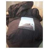 Full/Queen Heavyweight Linen Blend Comforter and Sham Set Dark Fig - Casaluna - Retail: $149