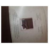 Full/Queen Heavyweight Linen Blend Comforter and Sham Set Dark Fig - Casaluna - Retail: $149