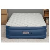 Sealy AlwayzAire Tough Guard Duvet Top Air Mattress Queen with Built-in Dual Pump - Retail: $191