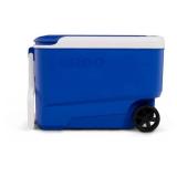 Igloo Wheelie Cool 38qt Rolling Cooler - Blue: Odor & Stain-Resistant, Polyethylene