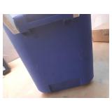 Igloo Wheelie Cool 38qt Rolling Cooler - Blue: Odor & Stain-Resistant, Polyethylene