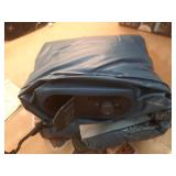 Intex Mid Rise Hexbeam 14" Electric Pump Queen Air Mattress - Dark Blue Denim: Indoor/Outdoor Use, Built-in Air Pump - Retail: $50