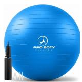ProBody Pilates Exercise Ball - Multiple Sizes Gym Grade Balance Ball for Fitness, Yoga, Workout, Pregnancy & Physical Therapy - Retail: $0