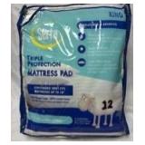 Serta King Size Triple Protection Mattress Pad