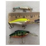 3-Piece Fishing Lure Set with Bass and Minnow Style