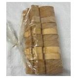 Lot of 11 Hand-Carved Wooden Snowmen