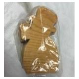 Lot of 11 Hand-Carved Wooden Snowmen