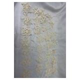 Lot of 39 Handmade Crochet Lace Ornaments with Red Ribbons