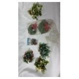 Mixed Artificial Floral Arrangement and Religious Decor Set