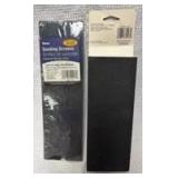 Warner Lightweight Hand Sander & Homax Sanding Screens - 2 Fine & 1 Medium Grit Pack