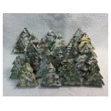 Hand Painted 19-Piece Wooden Christmas Tree Decorations