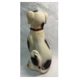 8.5" Spotted Dog Figurine with Bell Collar