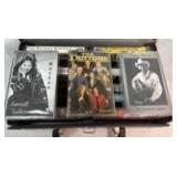 1980s Country Music Cassette Collection with Case (12 Total)