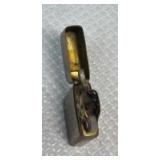 Arrow Brass Zippo Lighter w/ Gold Check Value design