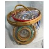 25 Mixed Embroidery Hoops Collection