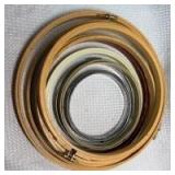 25 Mixed Embroidery Hoops Collection