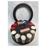 Bakelite Poker Chip Carousel with Playing Cards - Retail: $45