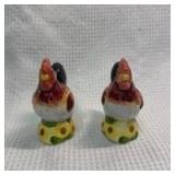 Ceramic Rooster Salt and Pepper Shakers (2 Sets) - Retail: $12
