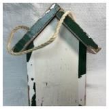10â Decorative Wooden Birdhouse with Heart Opening - Retail: $12