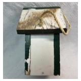 10â Decorative Wooden Birdhouse with Heart Opening - Retail: $12