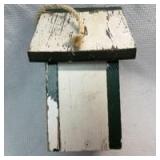 10â Decorative Wooden Birdhouse with Heart Opening - Retail: $12