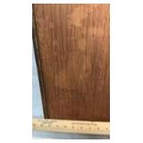 Wooden Serving Tray w/ Framed White Lace Doily Display