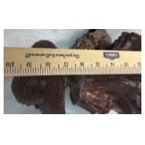 Decorative Bronze Resin Garden Shelf Sitter Figure