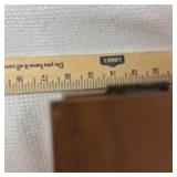 Wooden Country Style Mail Organizer with Heart Cutouts