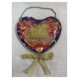 50th Anniversary Heart Suncatcher