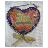 50th Anniversary Heart Suncatcher