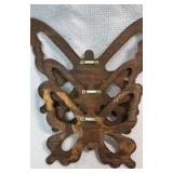 3-Piece Decorative Wooden Butterfly Wall Decor