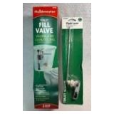 Fluidmaster 400A Toilet Fill Valve with Chrome Flush Lever