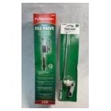 Fluidmaster 400A Toilet Fill Valve with Chrome Flush Lever