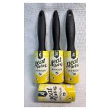 3-Piece Neat Living Lint Roller Set - 70 Sheets Each