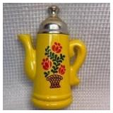 Avon Yellow Coffee Pot Decanter