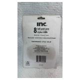 INC Pink Ribbon Breast Cancer Awareness Ball Point Pens - 8 Pack