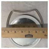 Round Double-Sided 6â Vanity Mirror with Stand