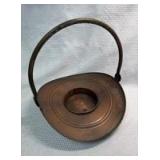 Country Ware Copper-Plated Planter with Handle