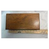 Wooden Two-Drawer Jewelry Box with Compartments