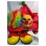 Professional Clown Costume Set with Mask and Boots