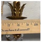 Imitation Crystal Flower Wall Sconce w/ Electric Lighting