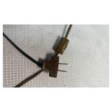 Imitation Crystal Flower Wall Sconce w/ Electric Lighting