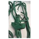 Green 3-outlet Extension Power Cord Lot of 2